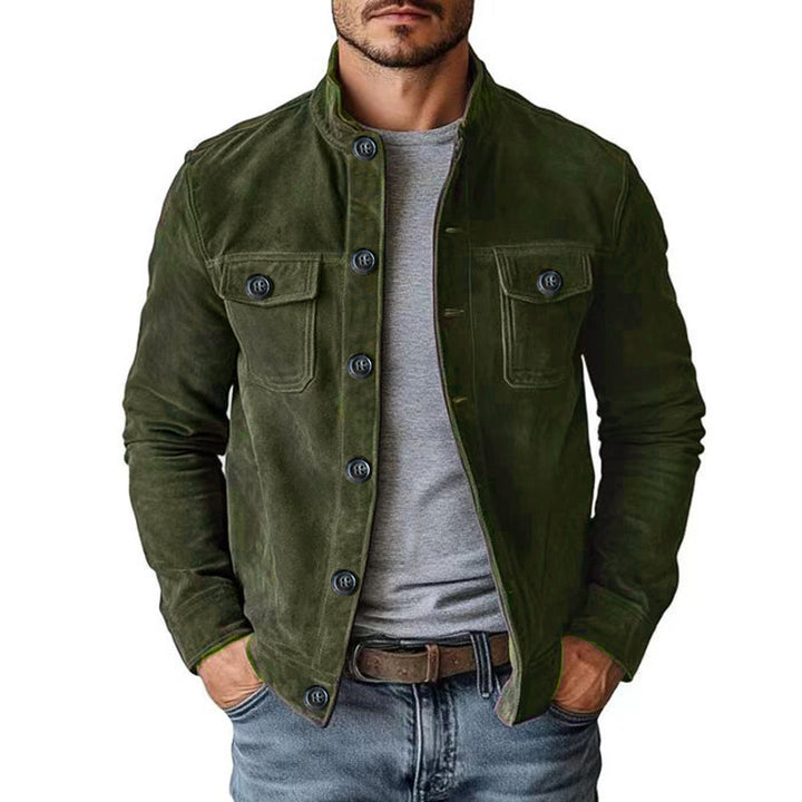 MEN’S FAUX SUEDE FIELD JACKET
