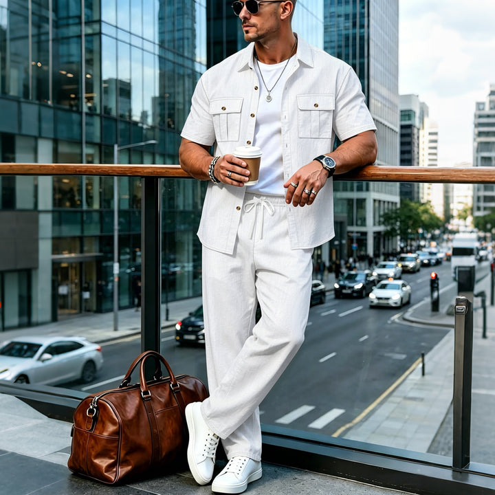Summer Linen Style Men&
