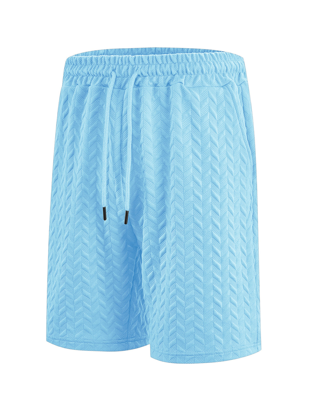 Men’s Textured Jacquard Casual Shorts