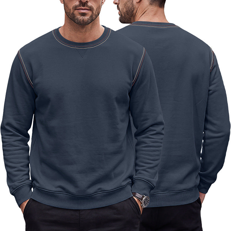 Men’s Contrast-Trim Crewneck Sweatshirt
