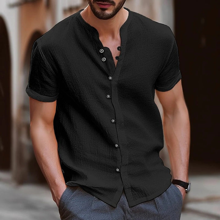 The Riviera Textured Short-Sleeve Shirt