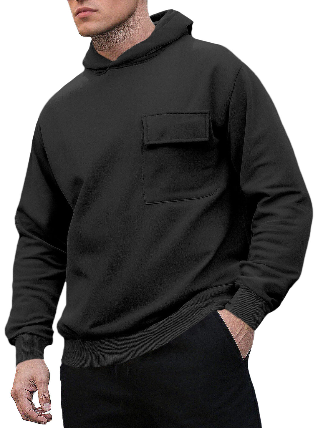 Men’s Fleece-Lined Pocket Hoodie