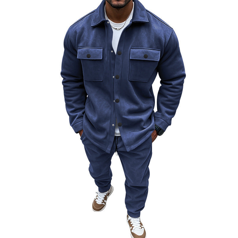Men’s Cotton Utility Jacket &amp; Pants Set