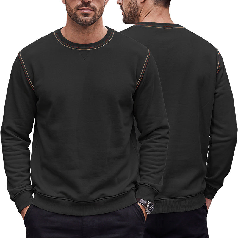 Men’s Contrast-Trim Crewneck Sweatshirt