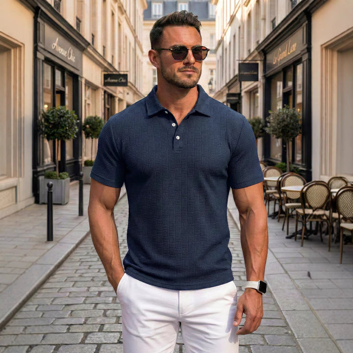 THE QUIET LUXURY TEXTURED POLO