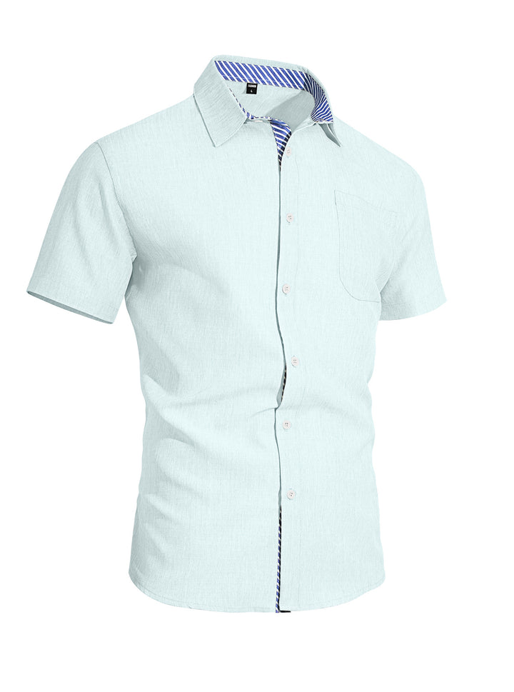 MEN’S SHORT-SLEEVE BUTTON-DOWN SHIRT