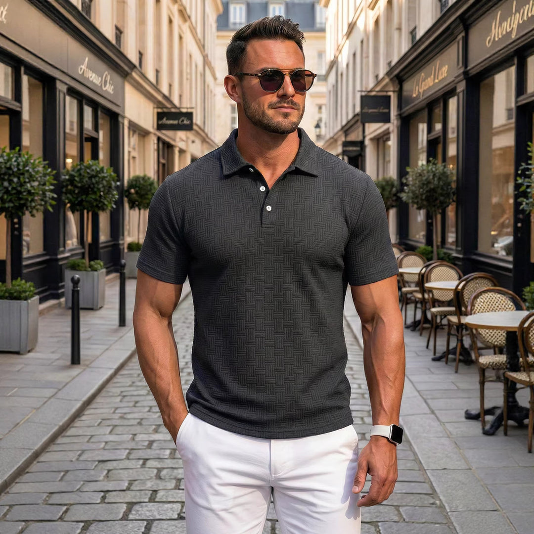 THE QUIET LUXURY TEXTURED POLO