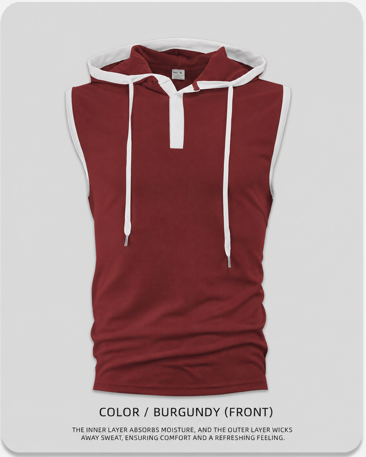 MEN’S HOODED PERFORMANCE TANK