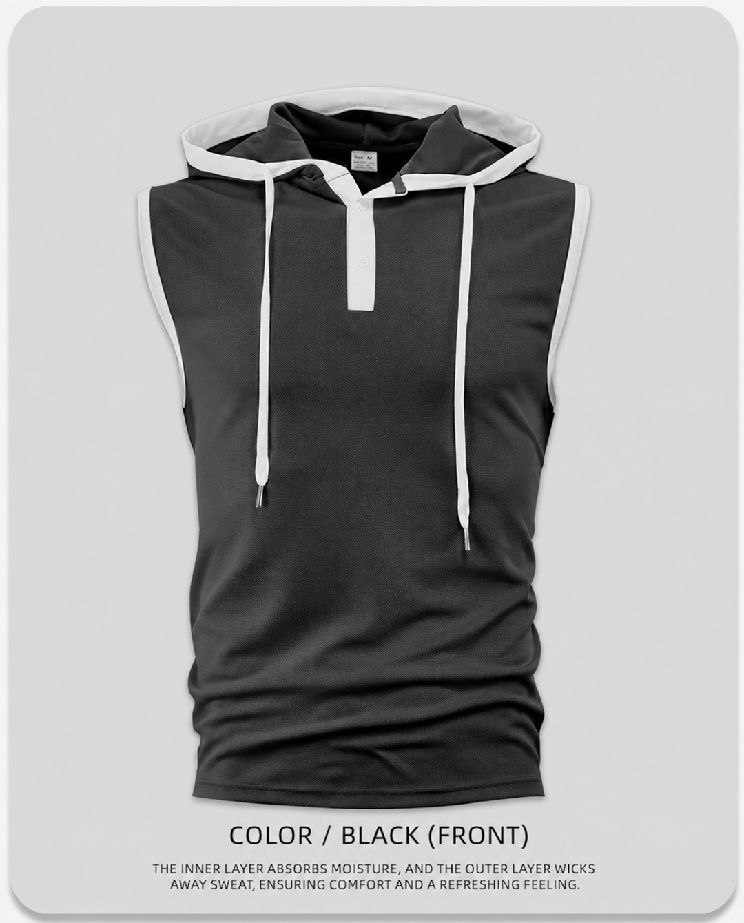 MEN’S HOODED PERFORMANCE TANK