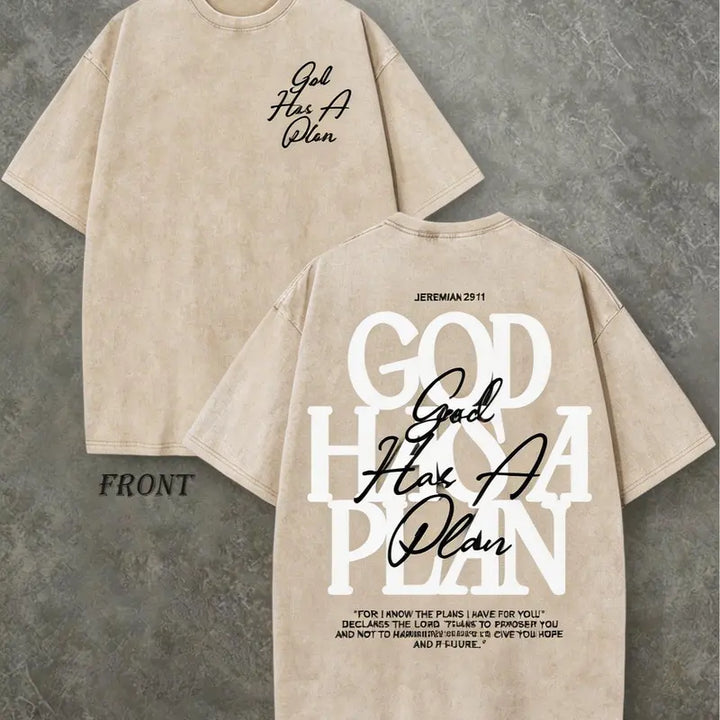 GOD HAS A PLAN VINTAGE TEE