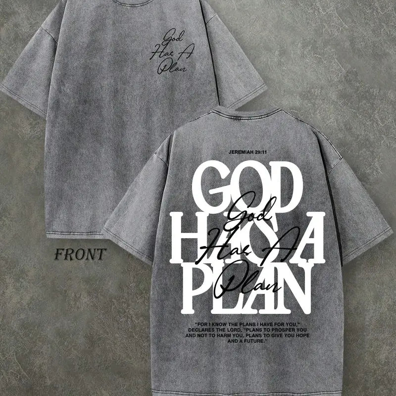 GOD HAS A PLAN VINTAGE TEE