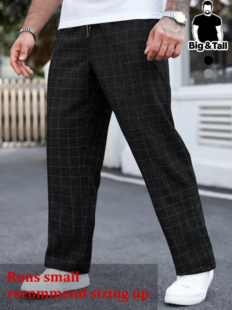 BIG &amp; TALL EVERYDAY PLAID PANTS