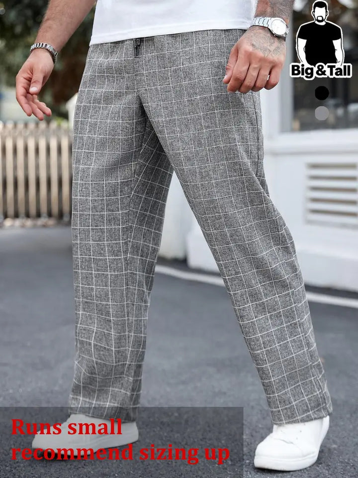 BIG &amp; TALL EVERYDAY PLAID PANTS